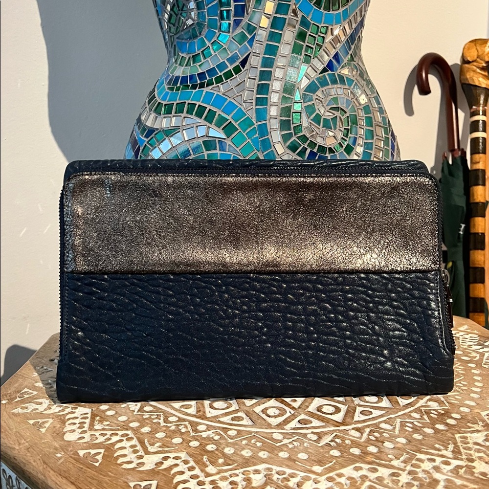 Yosi Samra folder clutch genuine leather